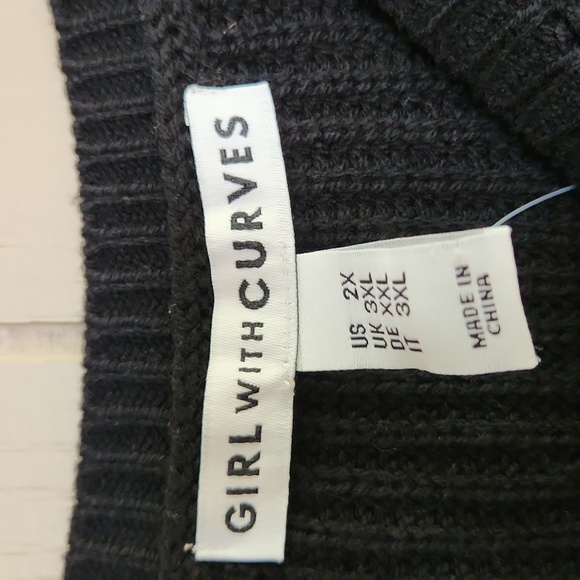 Girl With Curves Black Sweater - Picture 2 of 5